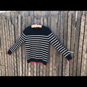 Banana Republic Silk/Cashmere Classic Breton Sweater